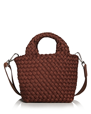 Naghedi St. Barth's Petite Crossbody Tote With Removable Pouch In Chocolate