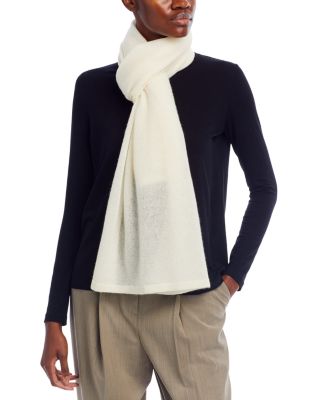 100% Cashmere Oversized Knit Scarf - Exclusive