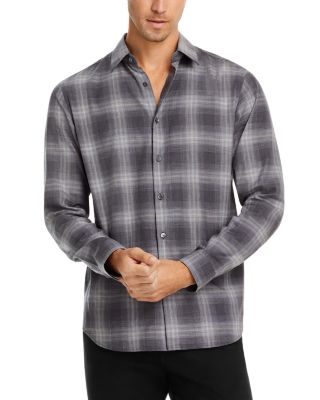 Theory Irving Shade Flannel Shirt | Bloomingdale's