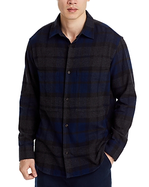 Shop Nn07 Freddy Loose Fit Shirt In Navy Check