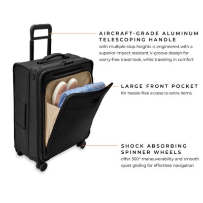 Baseline Medium Expandable Spinner Suitcase