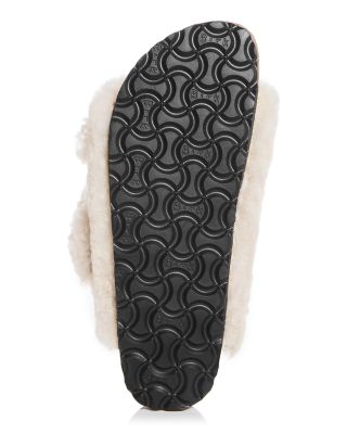 Women's Arizona Big Buckle Shearling Slide Sandals