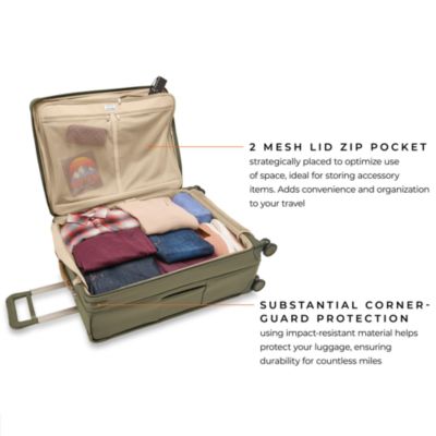 Baseline Large Expandable Spinner Suitcase