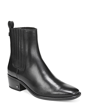 Sam Edelman Bronson Chelsea Boot In Black Leather