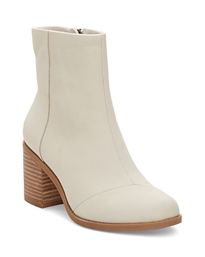 Shop Toms Women's Evelyn Stitched High Heel Boots In Light Sand