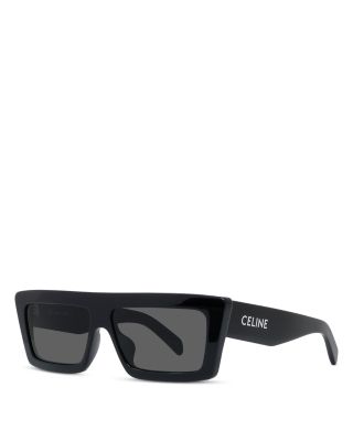 CELINE - Monochroms Rectangular Sunglasses, 57mm