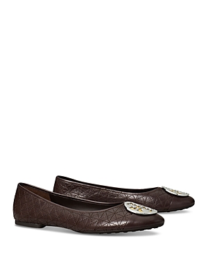 Tory Burch Women's Claire Quilted Slip On Ballet Flats In John Coco
