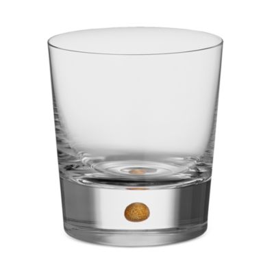 Intermezzo Double Old Fashion Gold Glass, Set of 2 - Exclusive