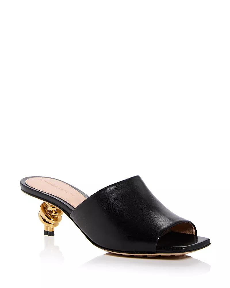 Bottega Veneta Women's Knot Low Heel Slide Sandals