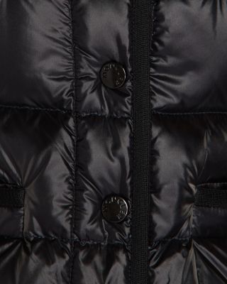 Snap Front Wool Puffer Cardigan