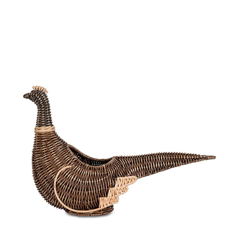Juliska Devon Willow Pheasant Vase In Brown