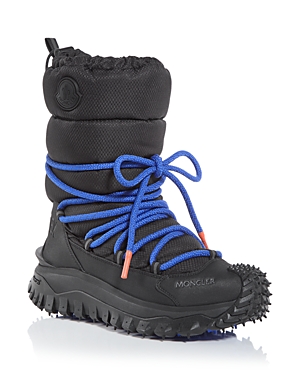 Shop Moncler Men's Trailgrip Apres Cold Weather Boots In Black