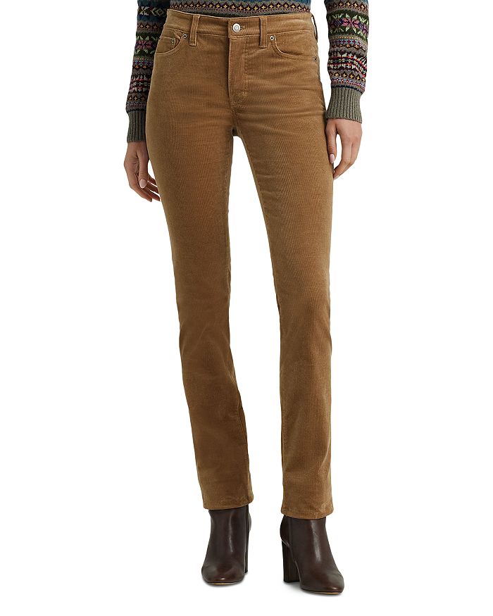 Ralph Lauren Ralph Lauren Straight Fit Corduroy Pants | Bloomingdale's