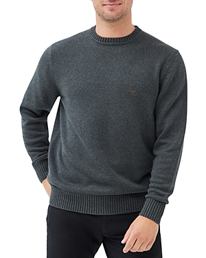 Shop Rodd & Gunn Gunn Crew Neck Pullover Sweater In Charcoal
