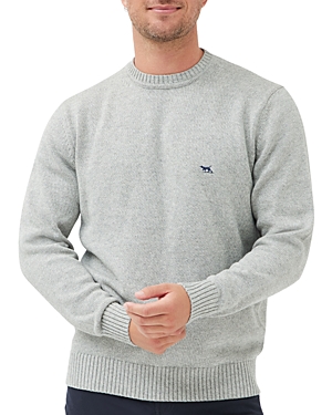 Rodd & Gunn Gunn Crew Neck Pullover Sweater In Marble