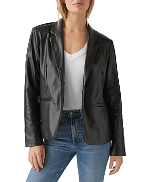 Michael Stars Enzo Faux Leather Jacket Small / Black
