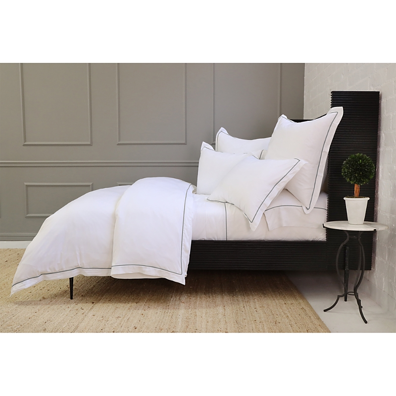 Pom Pom At Home Sheena Sateen Duvet Cover & Shams Collection In Ocean