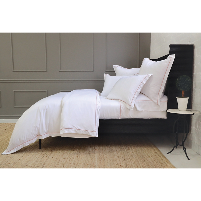 Pom Pom At Home Sheena Sateen Duvet Cover & Shams Collection In Pink