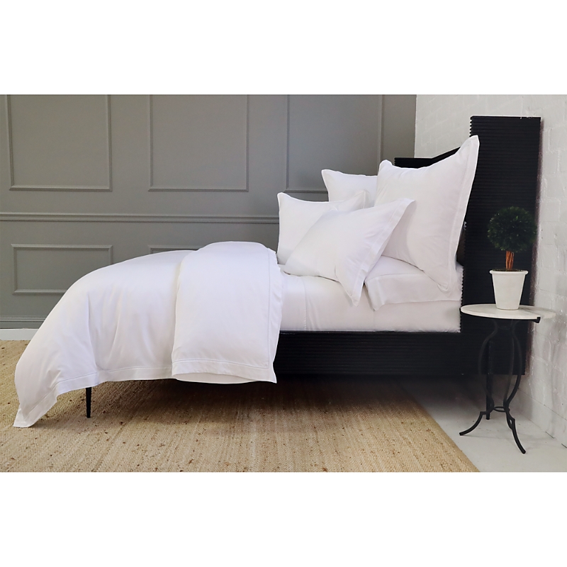 Pom Pom At Home Sheena Sateen Duvet Cover & Shams Collection In White