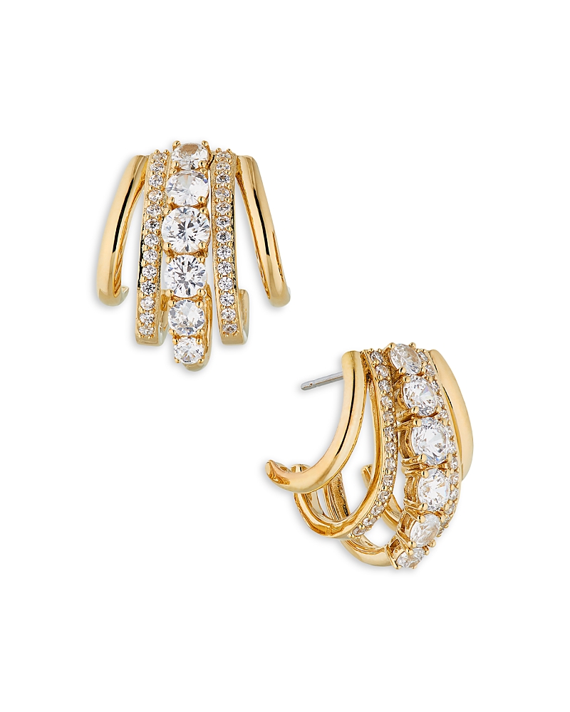 NADRI CLEO MIXED HOOP EARRINGS