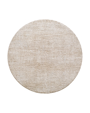 Surya Masterpiece Mpc-2306 Round Area Rug, 6'7 X 6'7 In Taupe/brown