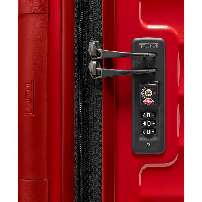 Shop Tumi 19 Degree Extended Trip Expandable 4-wheel Packing Case In Glossy Red