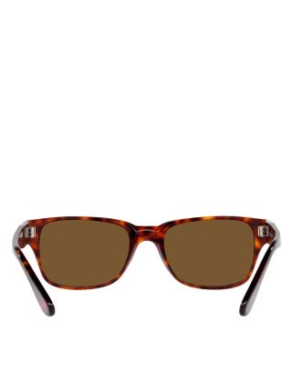 Polarized Rectangle Sunglasses, 55mm