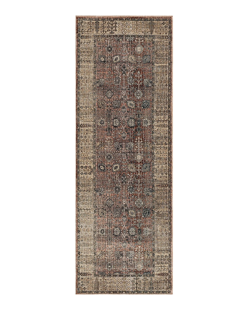Karastan Echo Tesorino Runner Area Rug, 2'7 X 7'3 In Brown