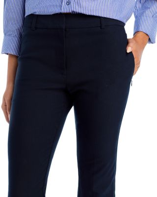 Cropped Flare Hem Pants 