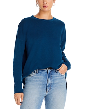 Eileen Fisher Wool Crewneck Tunic Sweater - 100% Exclusive