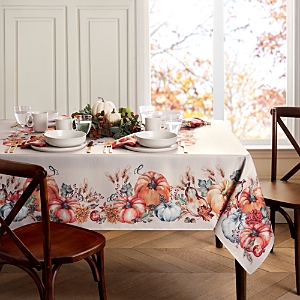 Elrene Home Fashions Botanical Harvest Pumpkin Engineered Tablecloth, 60 X 84 In Multi
