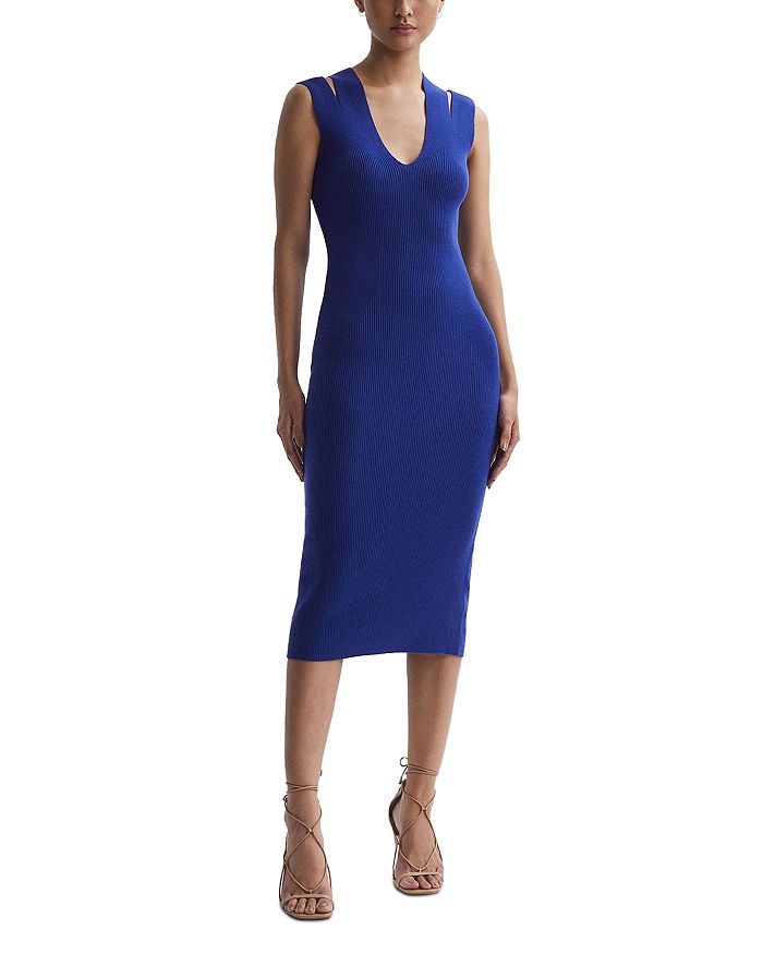 REISS Kara Rib Knit Bodycon Dress | Bloomingdale's
