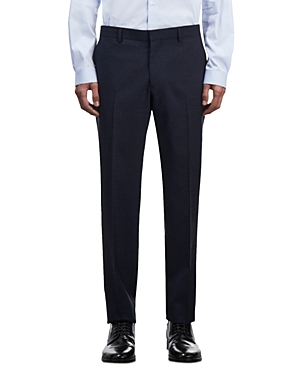 The Kooples Slim Fit Suit Pants In Navy/ Black