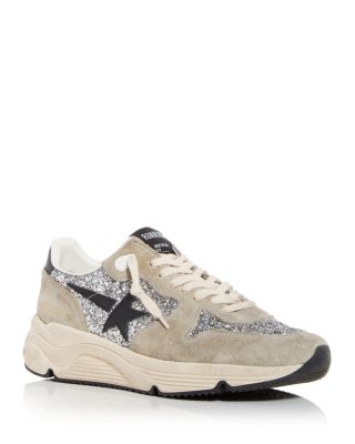 Golden Goose - Women's Running Glitter Low Top Sneakers