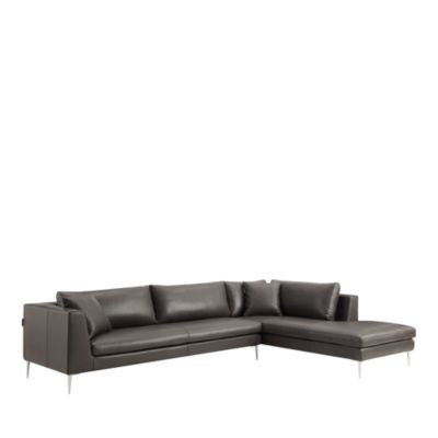 Martina 2-Piece Leather Sectional