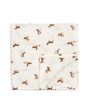 Firsts by petit lem Boys' Dog Print Swaddle Blanket - Baby