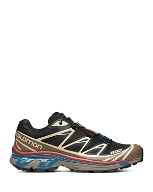 Shop Salomon Men's Xt-6 Lace Up Sneakers In Black