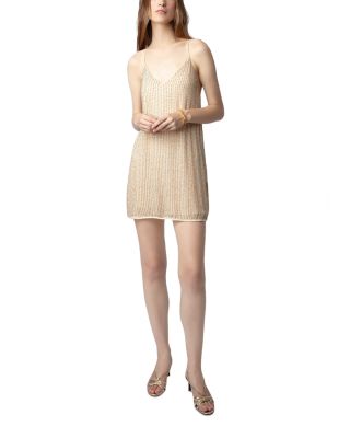 Caro Mousseline Embroidered Slip Dress
