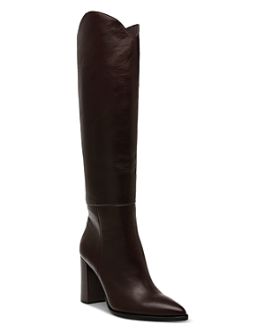 Steve Madden Bixby Pointed Toe Knee High Boot In Dark Brown