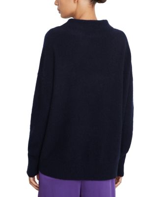 Boiled Cashmere Funnel Neck Sweater