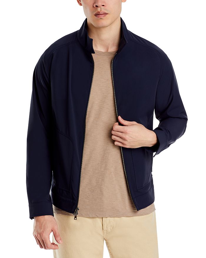 Fashion 2024 Spring Bomber Jacket for Men Full Zipper Long Sleeve Casual  Lightweight Flight Coats with Pocket Varsity Jacket at  Men's  Clothing store