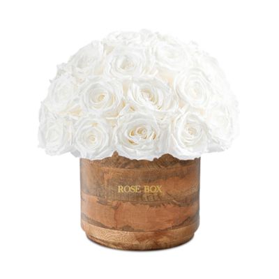 Rose Box Nyc Rustic Premium 50 Rose Half Ball Arrangement
