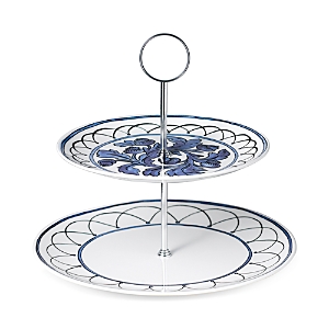 Twig New York H. Blue Bird Two Tier Cake Stand