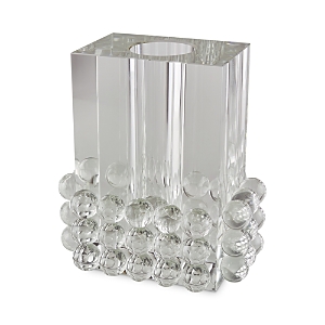 Shop Tizo Crystal Glass Rectangle Balls Square Vase