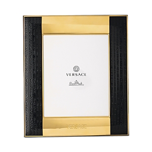 Shop Versace Photo Frame In Gold/black