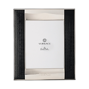Versace Rosenthal 8 X 10 Frame In Silver/black