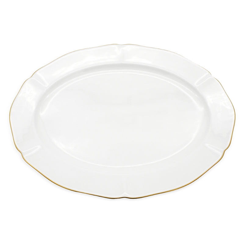 Twig New York Amelie Brushed Gold 14 Oval Platter In Gold