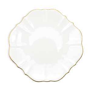 Twig New York Amelie Brushed Gold 7 Bread Canape Plate