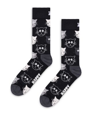 Mixed Cats Crew Socks Gift Set, Pack of 3