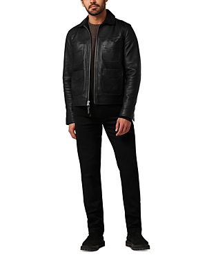 Shop Joe's Jeans Ellis Leather Jacket In Black